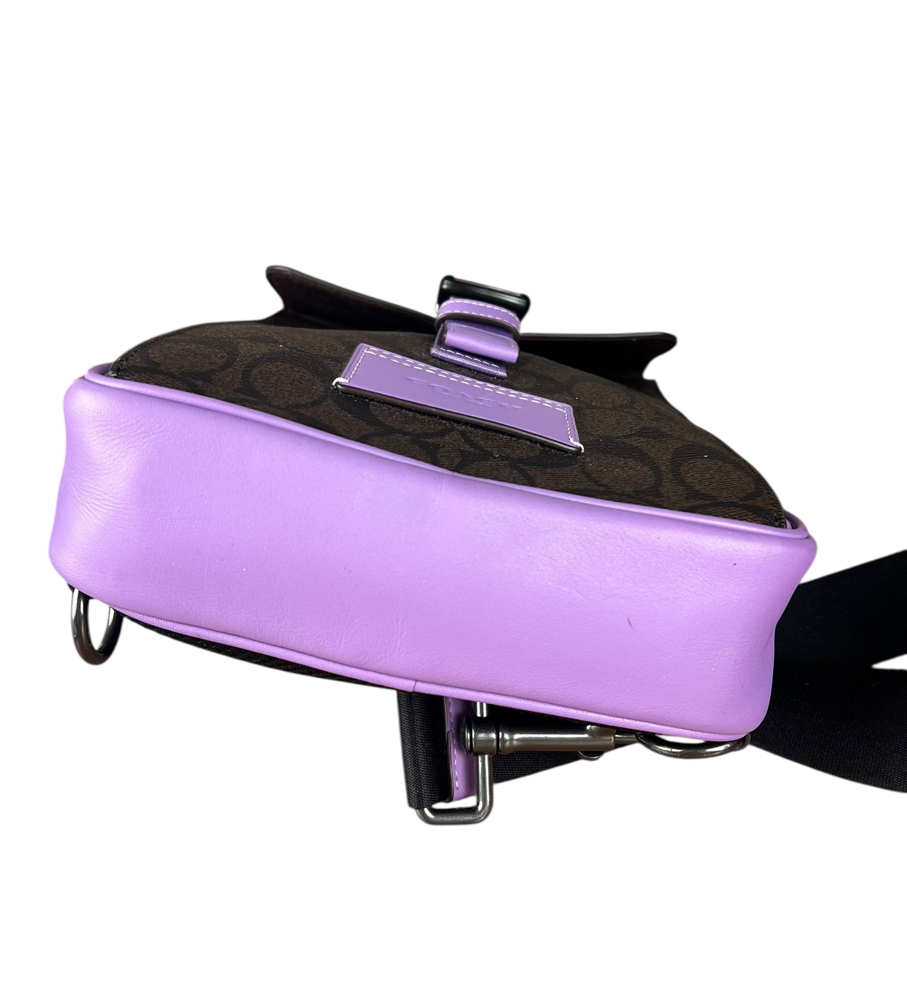 Coach Track Pack Crossbody Purple