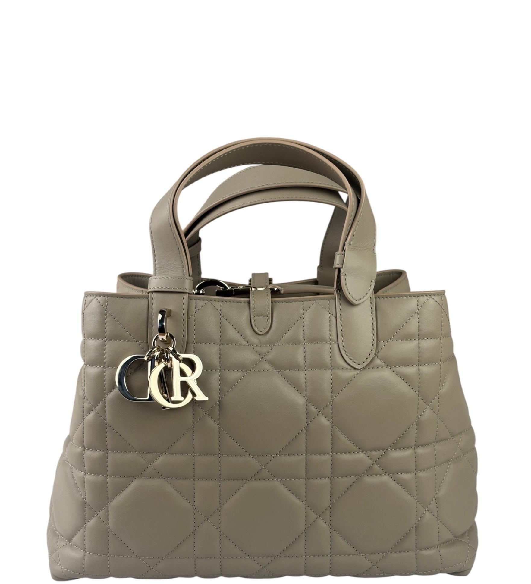 Christian Dior Calfskin Macrocannage Toujours Handbag