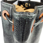 Chanel Black Caviar CC Drawstring Tote Bag 2002