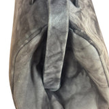 Prada Lux Grey Scamosciato Tie Dye Clutch Top Handbag