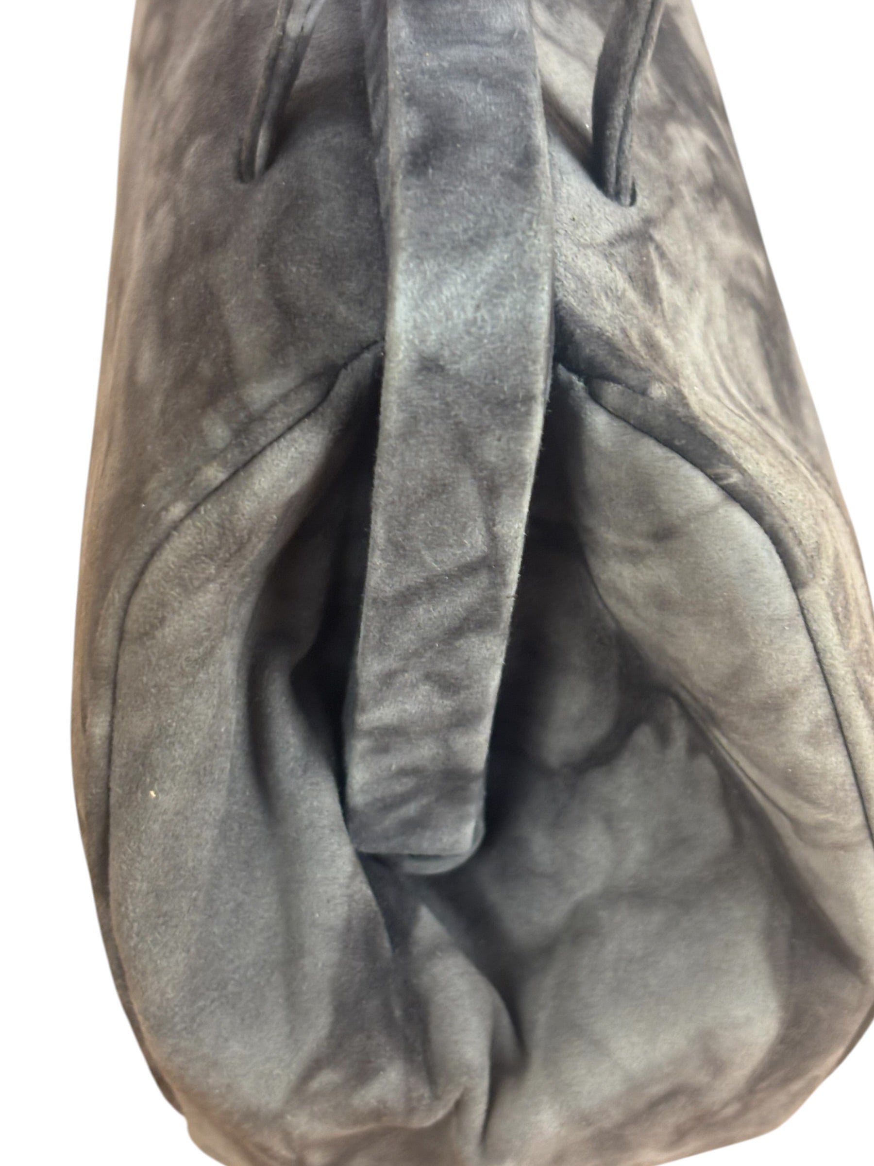 Prada Lux Grey Scamosciato Tie Dye Clutch Top Handbag