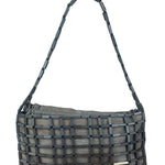 Ferragamo Vintage Black Cut-Out Wood Frame Shoulder Bag