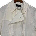 Comme des Garcons White Trench Coat