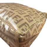 Fendi Vintage Beige PVC Zucca Pochette