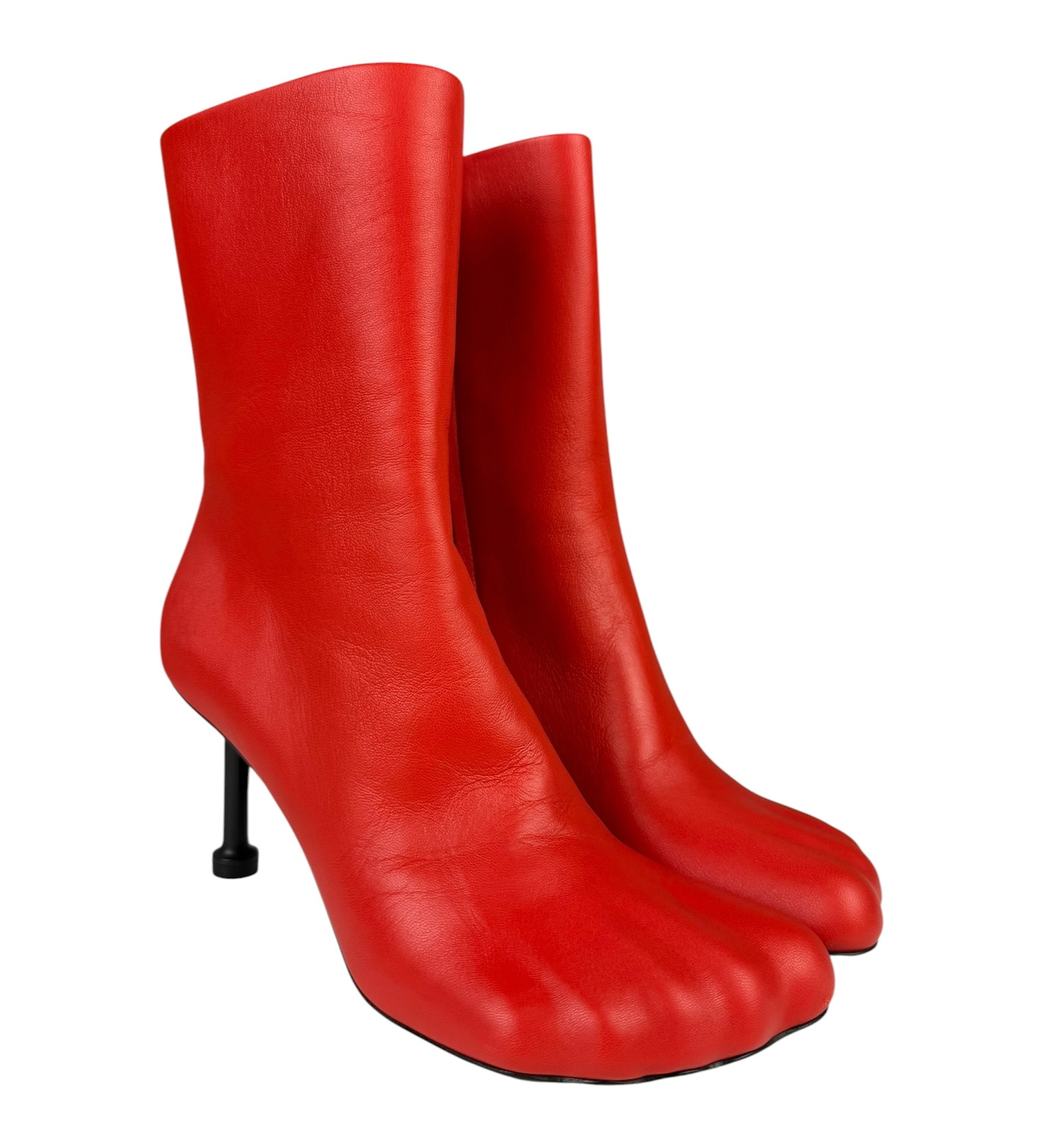 Balenciaga Red Anatomic Bootie