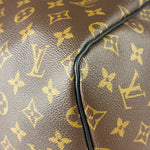 Louis Vuitton Black/Brown Monogram Keepall 55