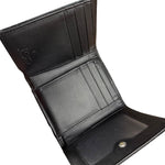 Vivienne Westwood Black Patent Croc Embossed Compact Wallet