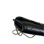 Chanel Black Caviar Quilted Card Holder 2019
