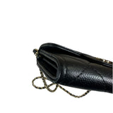 Chanel Black Caviar Quilted Card Holder 2019