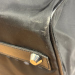 Prada Black Nylon Boston Travel Bag