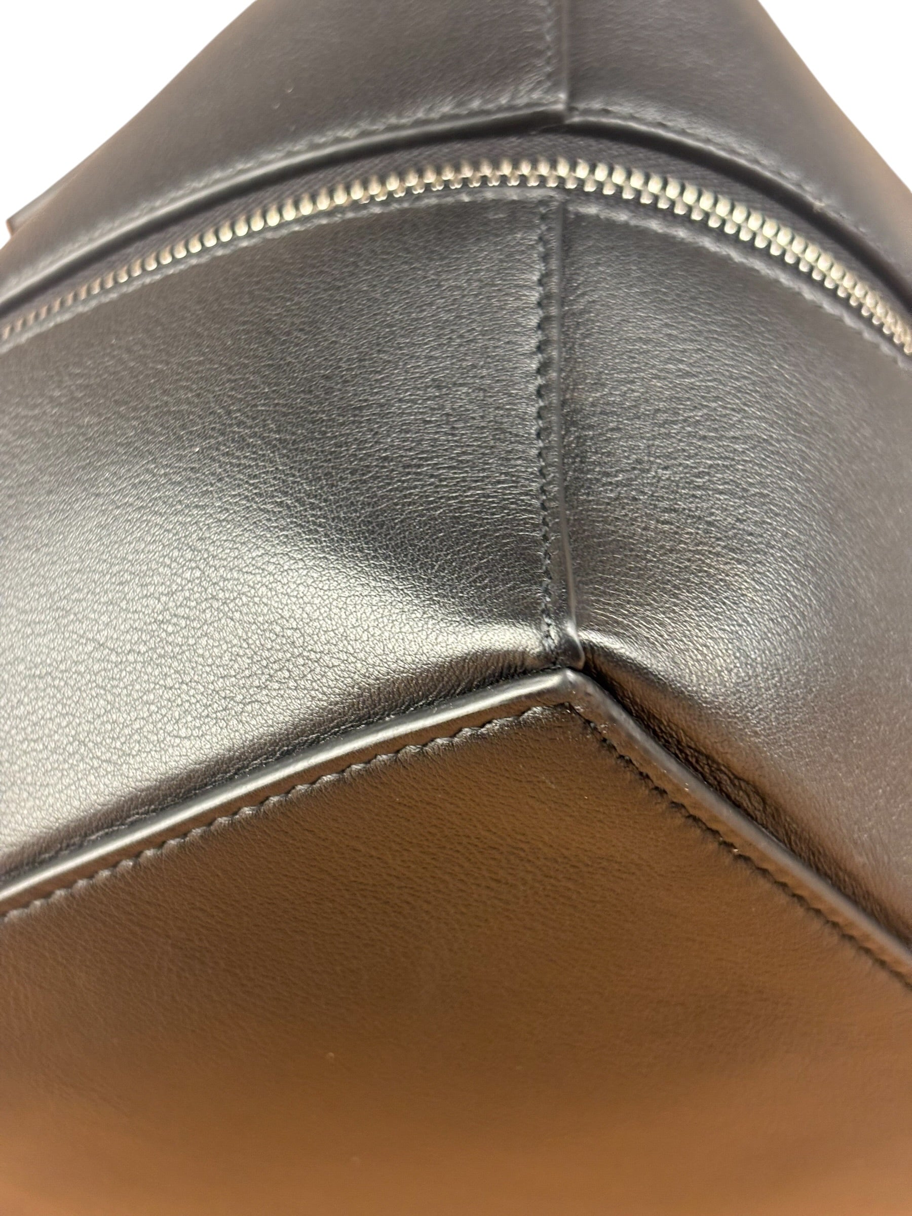 Balenciaga Black Leather Cube Bag 4x4