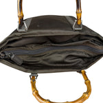 Gucci Nylon Bamboo Top Handle Bag