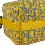 Christian Dior Yellow Oblique Canvas Lingot 22 Shoulder Bag