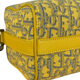 Christian Dior Yellow Oblique Canvas Lingot 22 Shoulder Bag