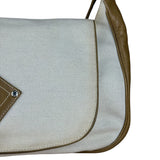 Loewe Tan & Cream Shoulder Bag