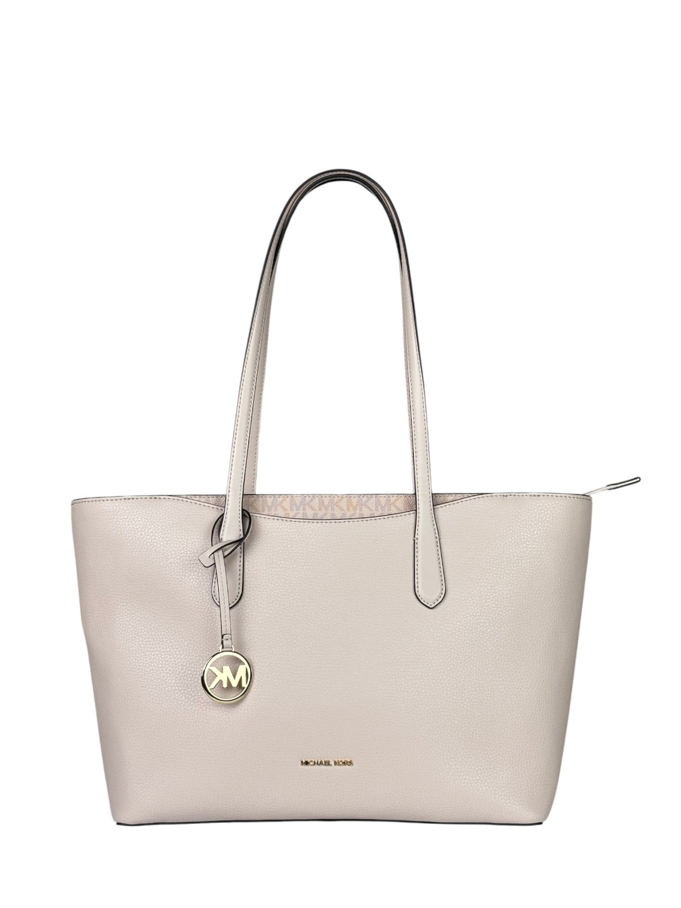 Michael Kors Pink Pebbled Leather Arden Large Tote Bag