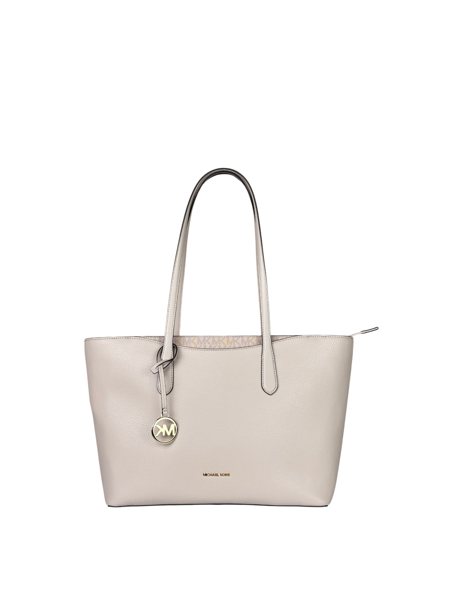 Michale Kors Pink Pebbled Leather Arden Large Tote Bag