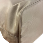 Prada Vintage Beige Nylon Top Handle Bag