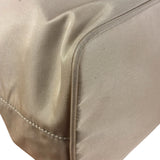 Prada Vintage Beige Nylon Top Handle Bag
