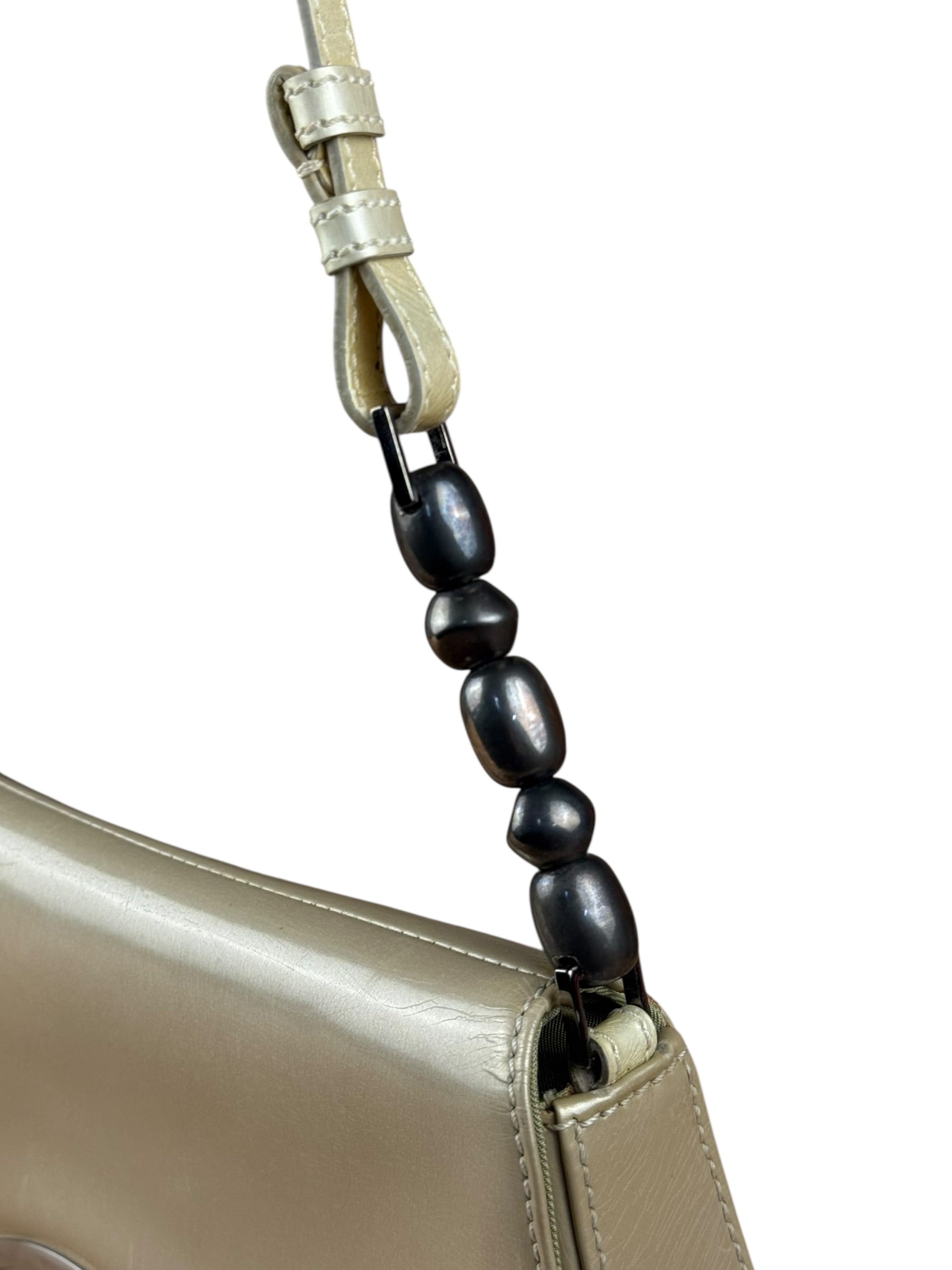 Christian Dior Vintage Patent Leather Malice Shoulder Bag