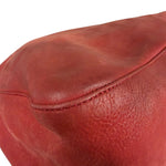 Fendi Red Leather Mamma Baguette Shoulder Bag