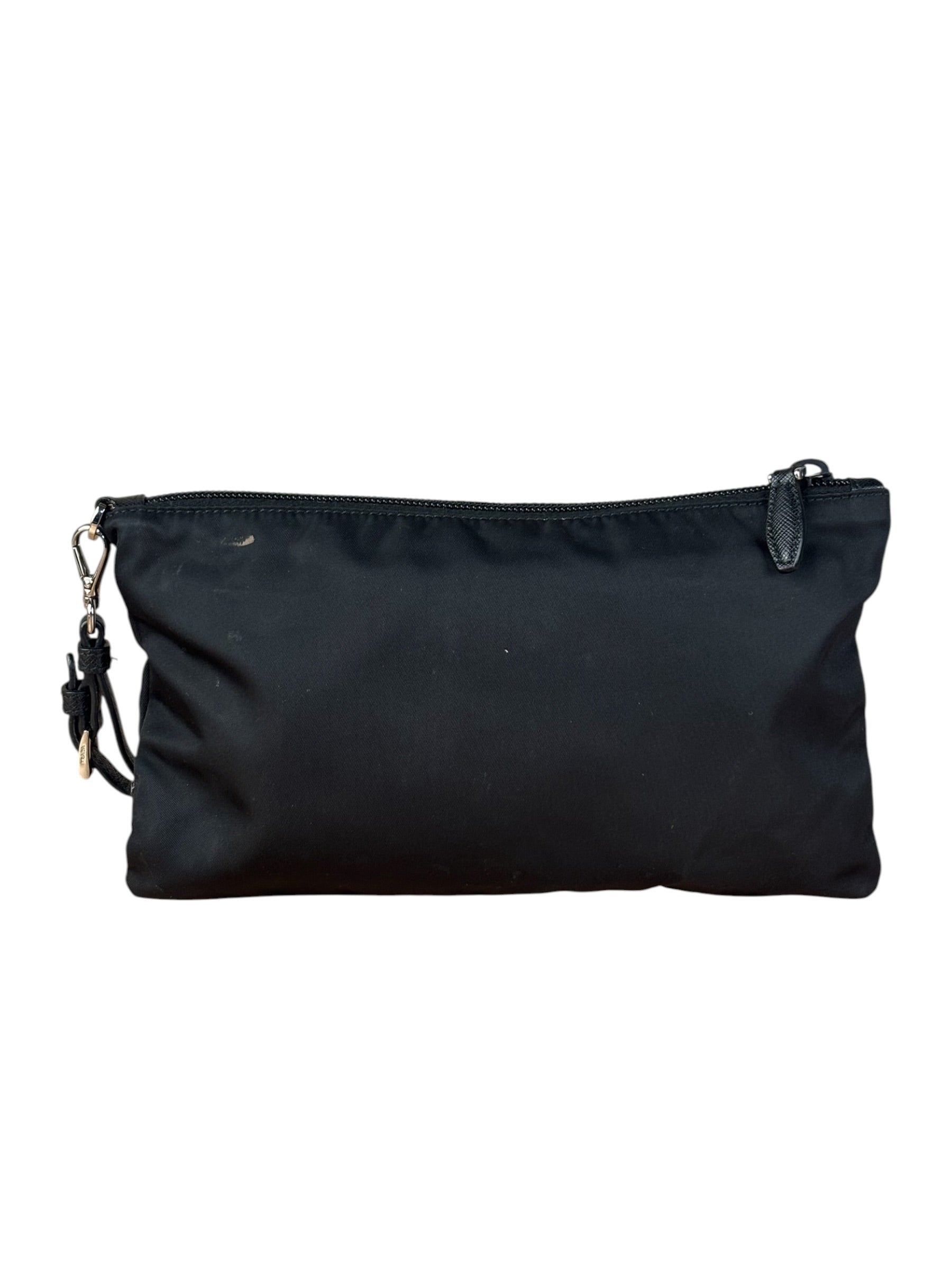 Prada Black Nylon Pouch