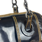 Fendi Black Patent Leather Shoulder Bag B