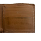 Bottega Veneta Brown Intercciato Bifold Wallet
