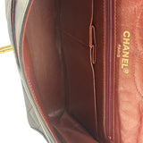 Chanel Black Quilted Leather Double Flap Small Bag