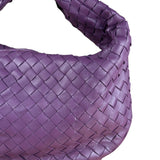 Bottega Veneta Purple Nappa Intrecciato Leather Jodie Hobo