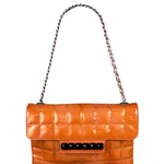 Chanel Orange/Pink Chocolate Bar Keyboard Digital Flap Shoulder Bag 2001