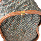 Yves Saint Laurent Vintage Brown Leather Woven Hand Bag