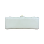 Chanel White Calfskin Square Mini Flap 1994