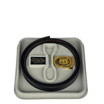 Christian Dior Brown/Black Leather Reversible Belt