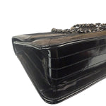 Chanel Black Patent Leather Trim Reissiue Flap Bag 2000