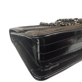 Chanel Black Patent Leather Trim Reissiue Flap Bag 2000