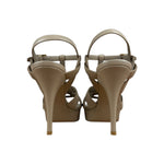 Saint Laurent King Palm Heels Beige