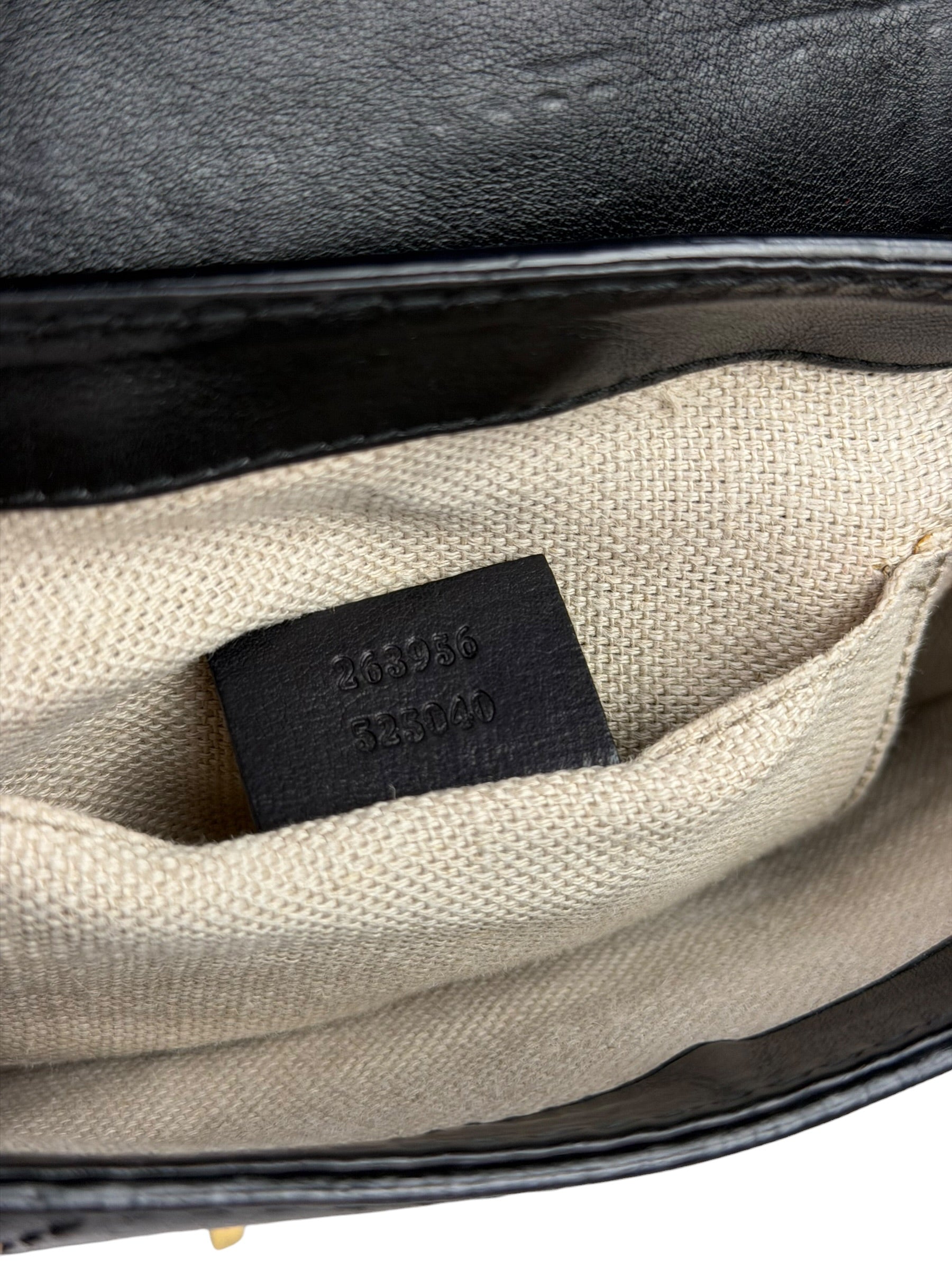 Gucci Black Leather Snaffle Bit Shoulder Bag