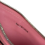 Balenciaga Pink Grafitti Le City Zip Wallet