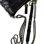 Chanel Black Quilted Leather Small Gabrielle Hobo Bag 2019