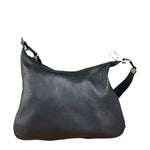 Gucci Black Leather Silhouette Hobo Bag