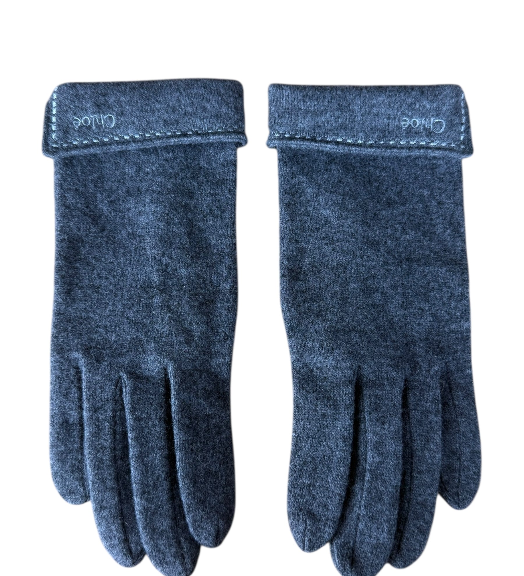 Chloé Grey Wool Gloves