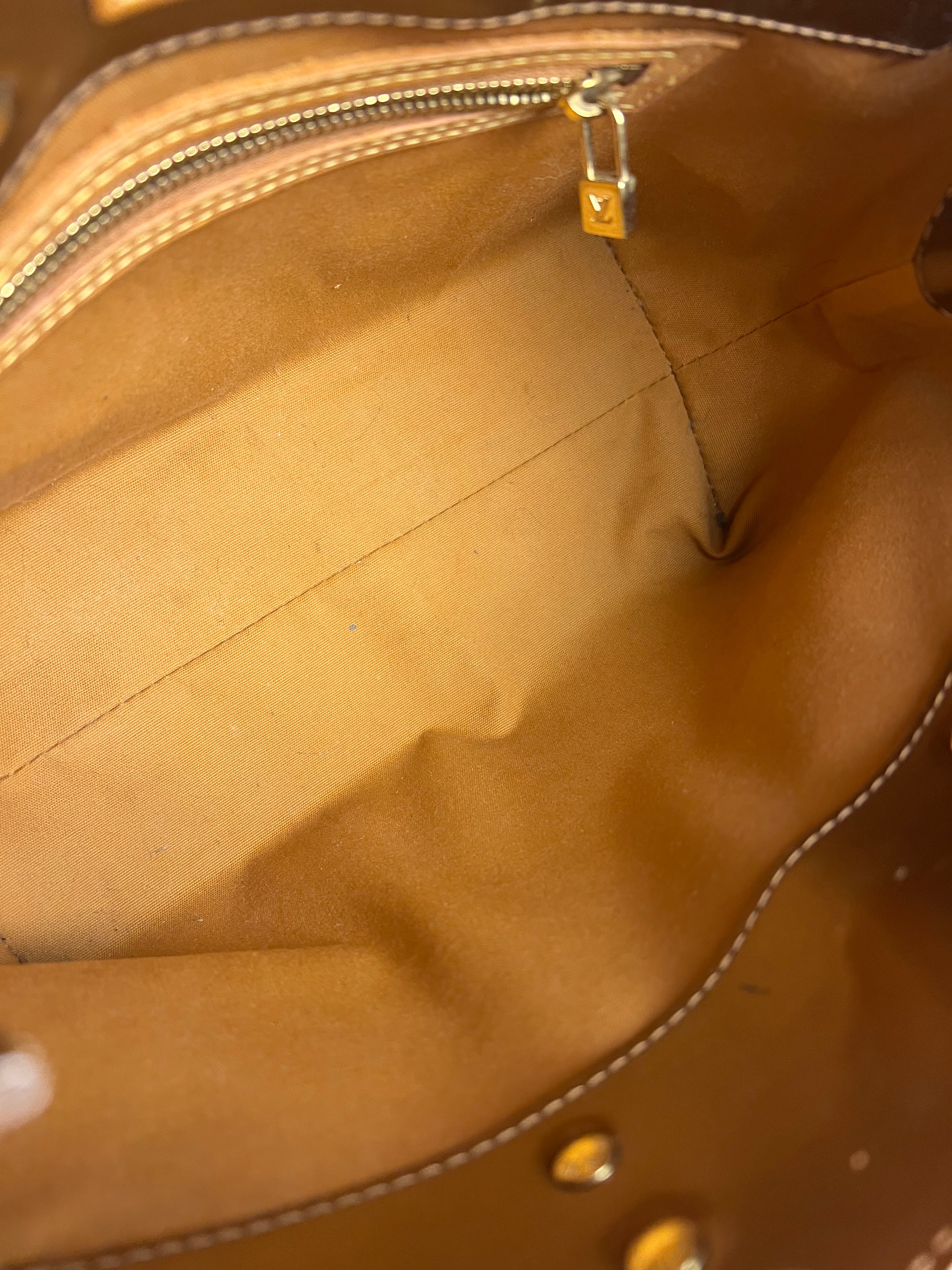 Louis Vuitton Monogram Vernis Bronze Reade PM
