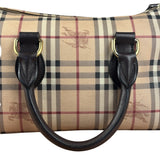 Burberry Vintage House Check Haymarkett Chester Bowling Handbag