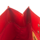 Louis Vuitton Red Canvas Monogram Vernis Hand Bag