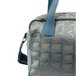 Chanel Blue CC Travel Line Tote Two-Way Bag