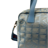Chanel Blue CC Travel Line Tote Two-Way Bag