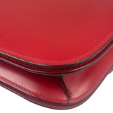 Celine Red Leather Box Crossbody Bag