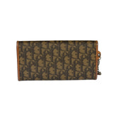 Christian Dior Brown Trotter Romantique Heart Long Wallet On Chain