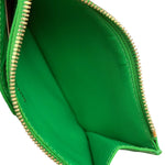 Balenciaga Green Leather Le Cagole Coin/Card Holder
